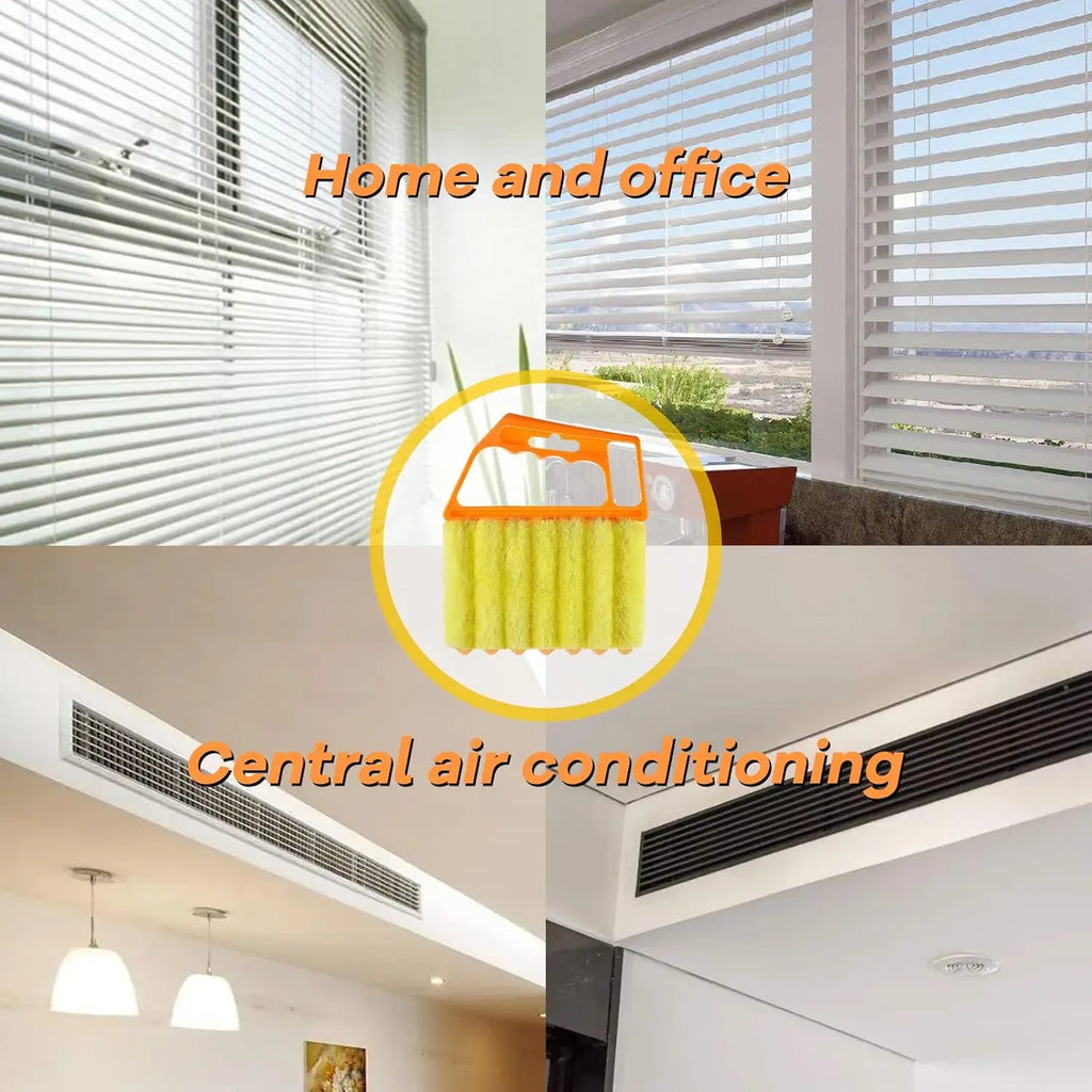 2 PCS Blind Cleaning Kit with Mist Spray Bottle Reusable Fiber Duster for Wood Aluminum Vinyl Blinds Washable Venetian Shade Oasis Select