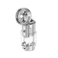 3-in-1 Solar Charging Camping Light, Flashlight with Built-in Fan, Multifunctional Outdoor Lighting Lamp Oasis Select 1PC Silver