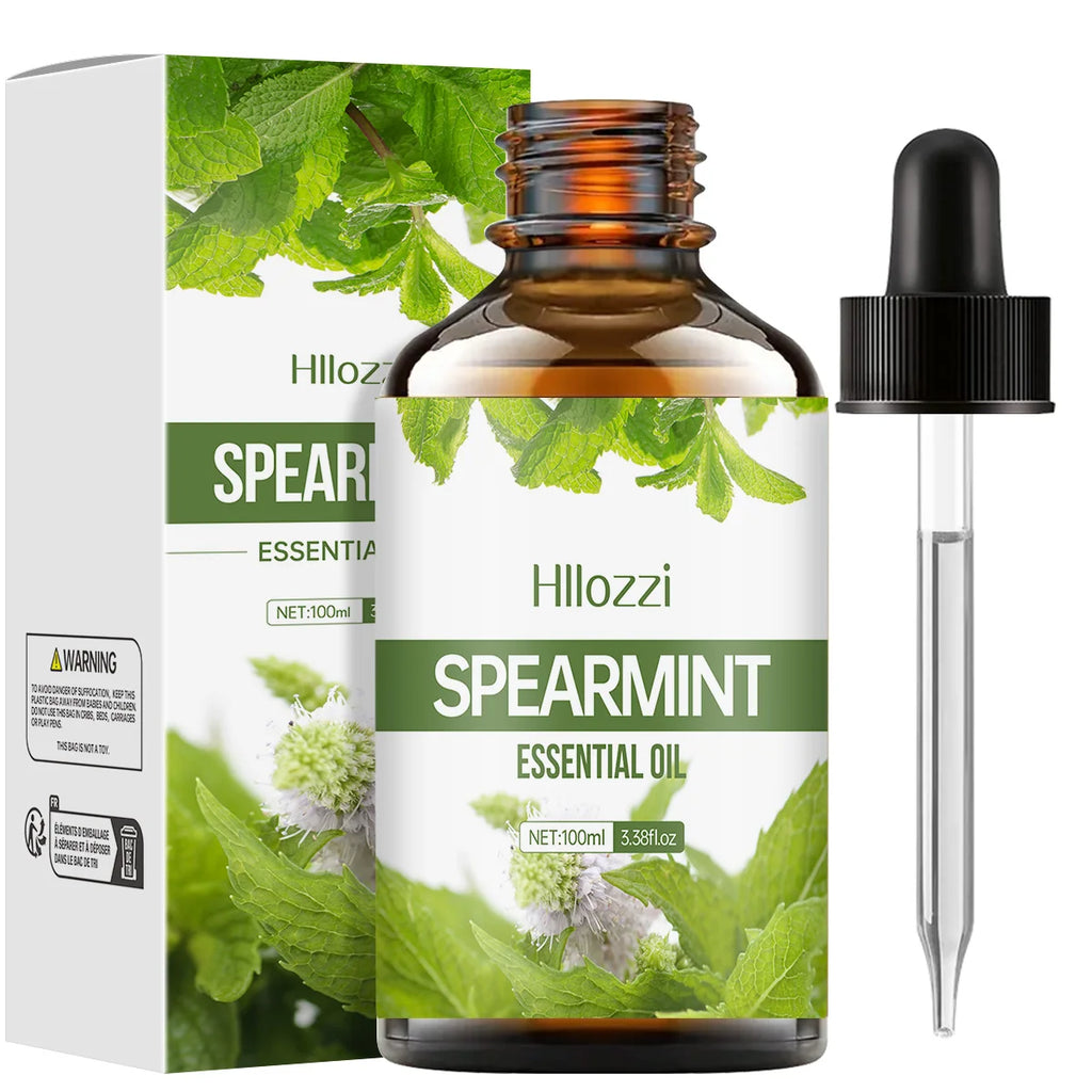 Hllozzi Spearmint Pure Essential Oil | Aromatherapy & DIY