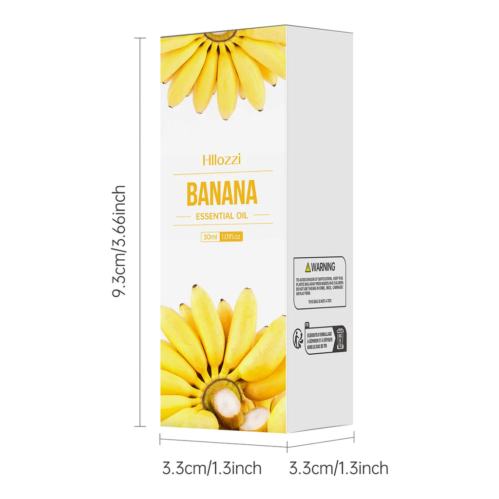 Hllozzi Banana Essential Oil 30ml – Skin, Hair & Aromatherapy
