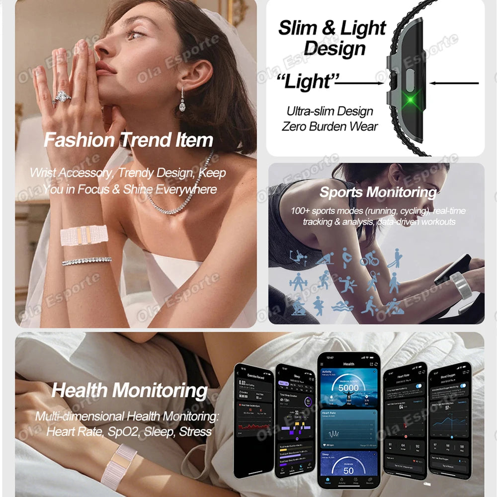 GPS Smart Watch – Heart Rate, HRV & Sleep Fitness Tracker