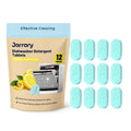 Dishwasher Cleaner Tablets Deep Cleaning & Odor Remove Grease Residue and Grime for Fresher Cleaner Machine Restore Shine Oasis Select 12pcs boxed