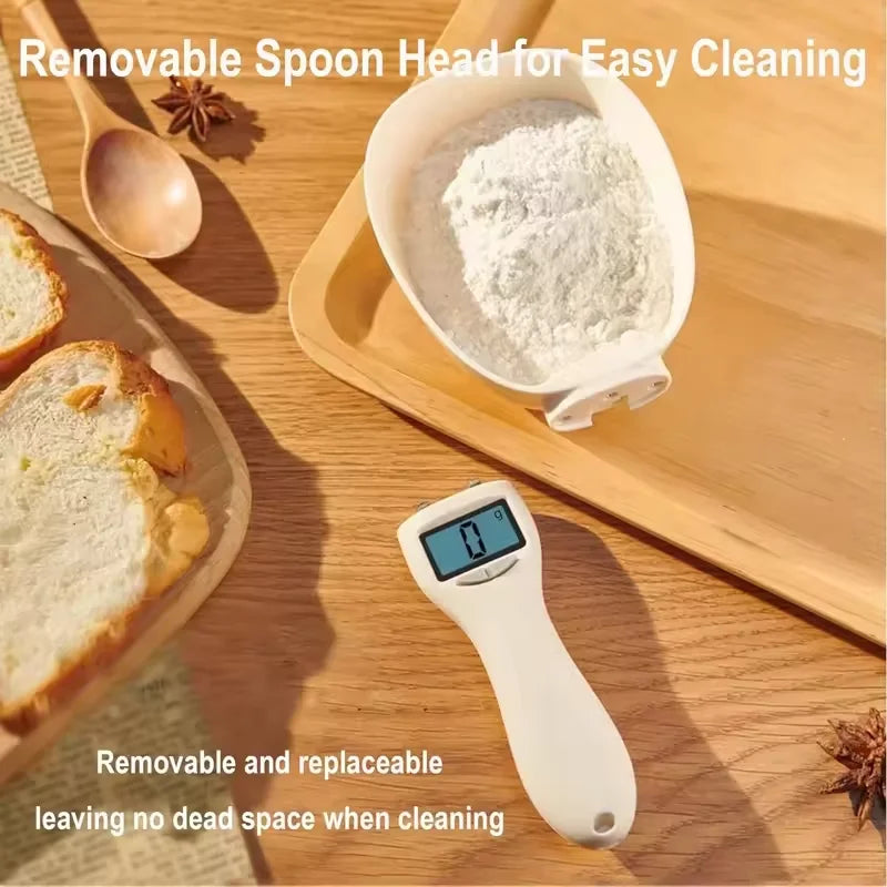 Household pet electronic measuring spoon scale 800g handle spoon scale nutrition scale mini complementary dog food feeding scale Oasis Select