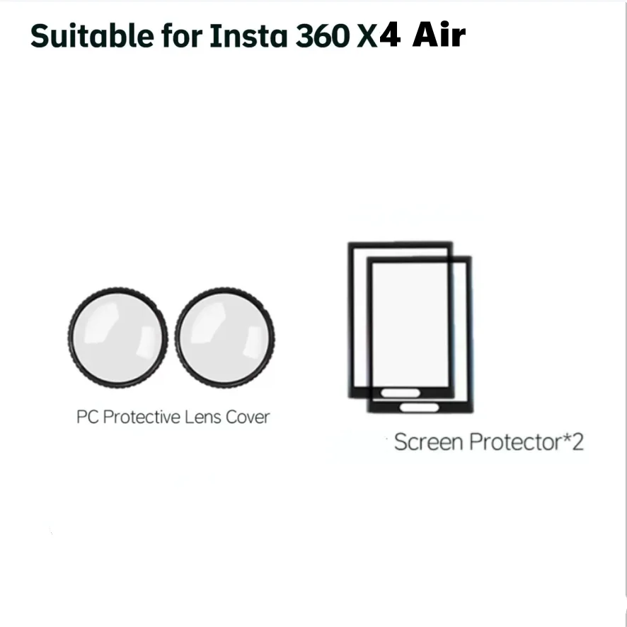 Insta360 X4 Air Accessories Kit – Screen Protector & Lens Guard