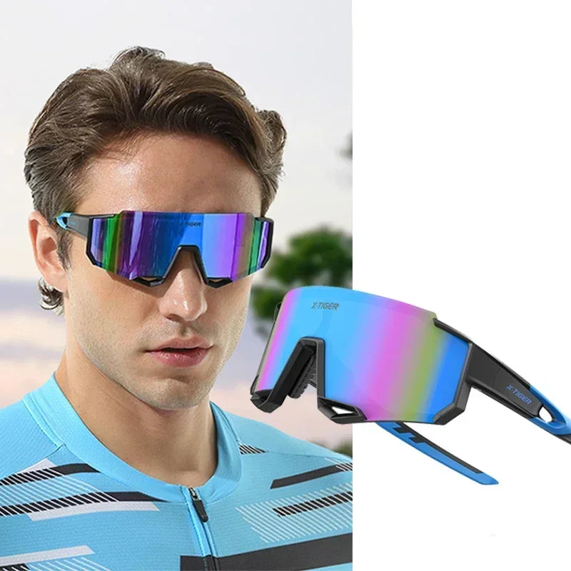 X-TIGER Color Polarized Cycling Glasses Men Women Sports Sunglasses Road MTB Bike Bicycle Riding Protection Goggles Eyewear Oasis Select