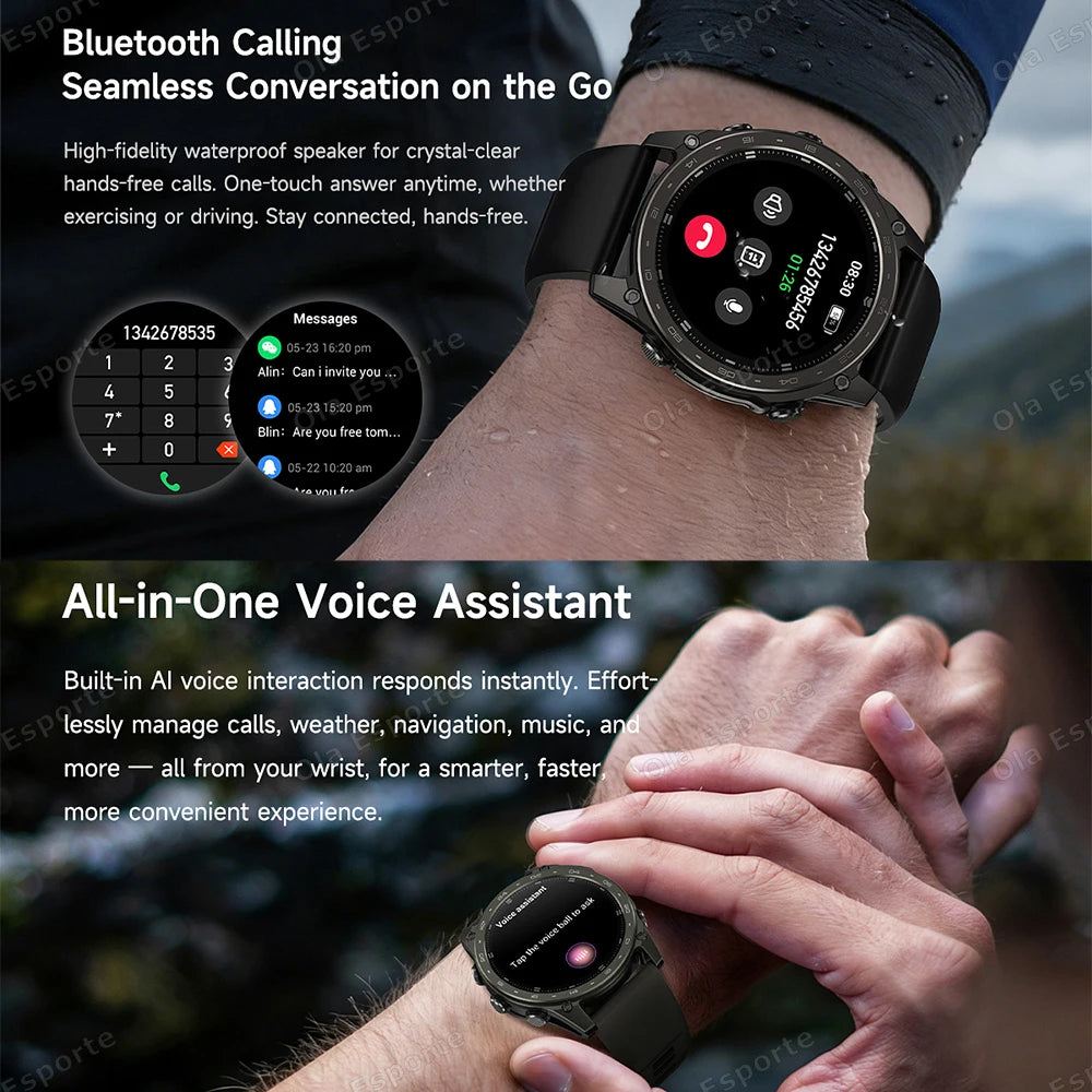 Ola Esporte HW12 Smart Watch – AMOLED, Bluetooth Call, 5ATM