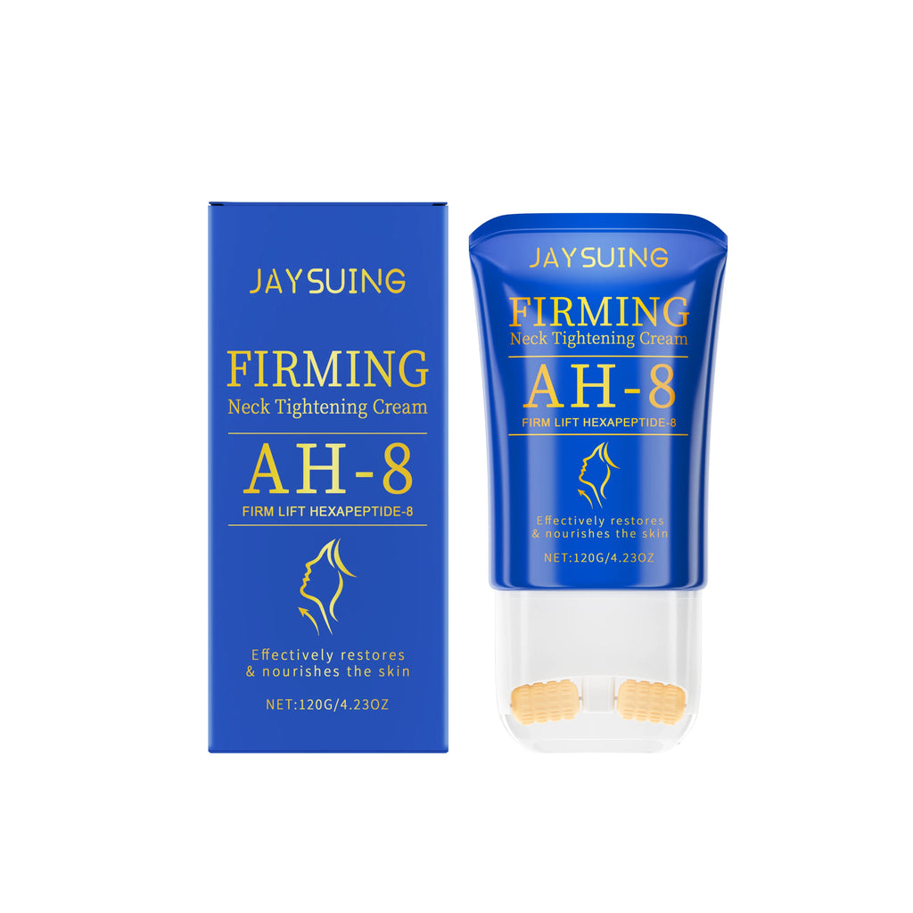 Lifting Firming Neck Cream Tightening Lotions with Roller Instant Face Lift Double Chin Anti Aging Moisturizing Skin Care Oasis Select 120g boxed