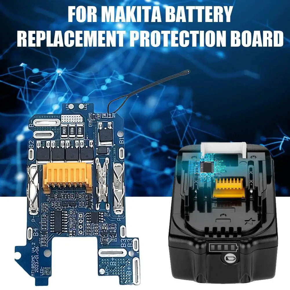Makita BL1830–BL1860 18V Battery BMS PCB Protection Board