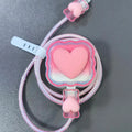 4-in-1 Love Heart iPhone Charger Cable Protector Cover Set