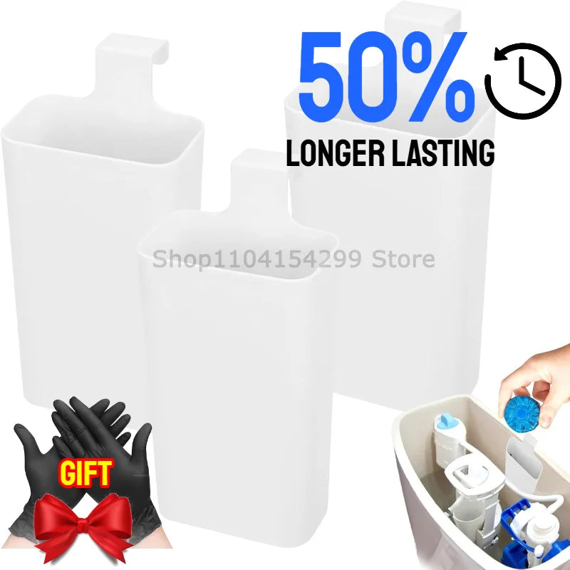 Toilet Bowl Cleaner Buffer Box,Toilet Solid Dispenser-Tank Replacement Part,Hanging Slow-Release Dispenser,Extends Cleaning Time Oasis Select