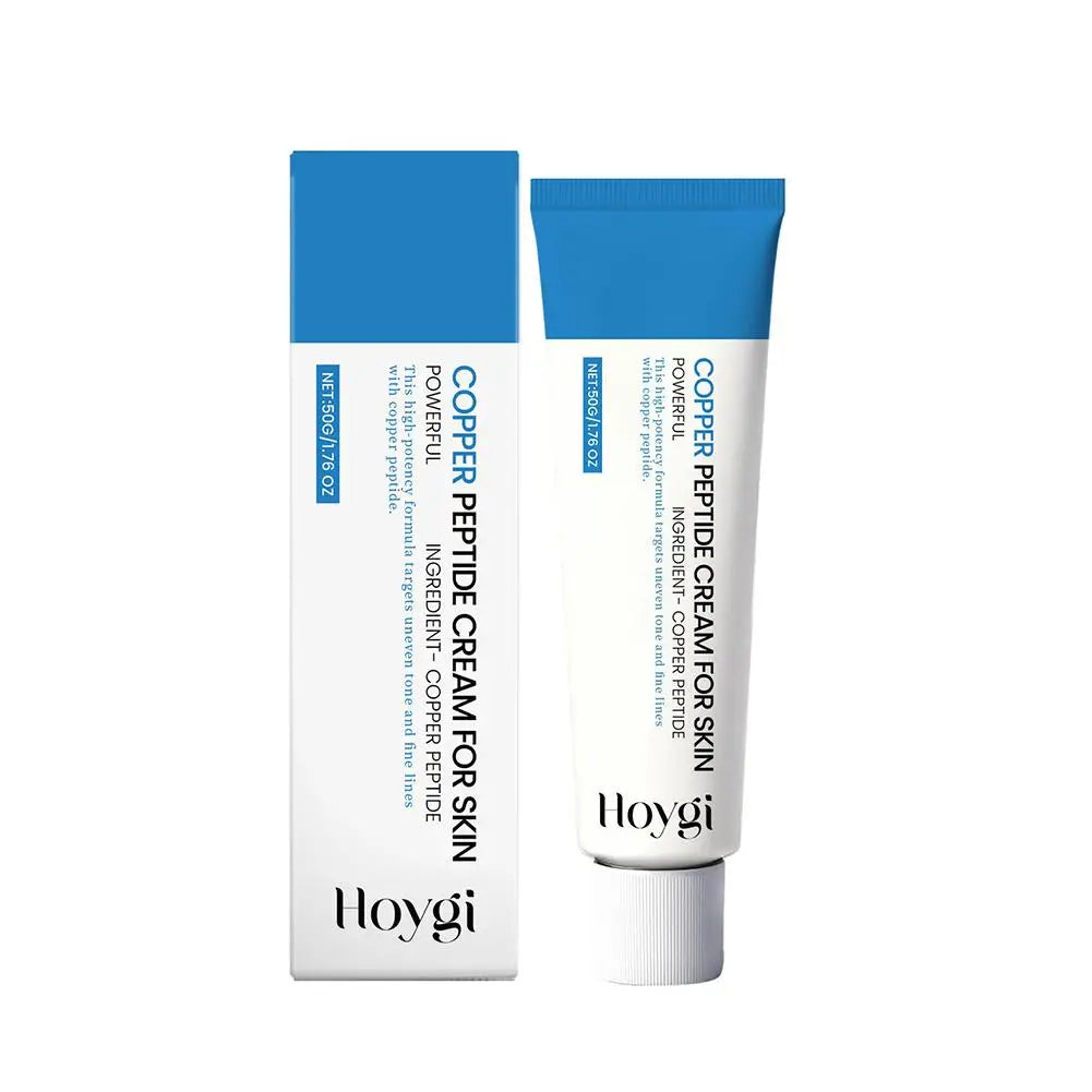 50g Copper Peptide Cream for Face, Daily Moisturizer Face Cream for Fine Lines &Wrinkle, Firming Skin Elasticity Korean Skincare Oasis Select 50ml
