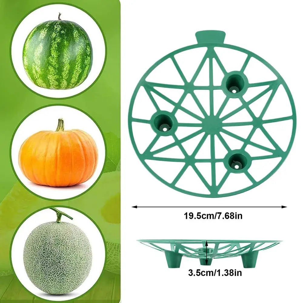 Watermelon Support Stand 10 Pieces Watermelon Harvest Basket for Garden Stackable Plant Growing Holder Rack for Squash Pumpkins Oasis Select Green