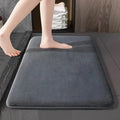 New Memory Foam Bath Mat Super Soft Absorbent Bathroom Rugs Non Slip Bath Rug Runner for Shower Bathroom Floors Carpet Oasis Select Grey 50x80cm