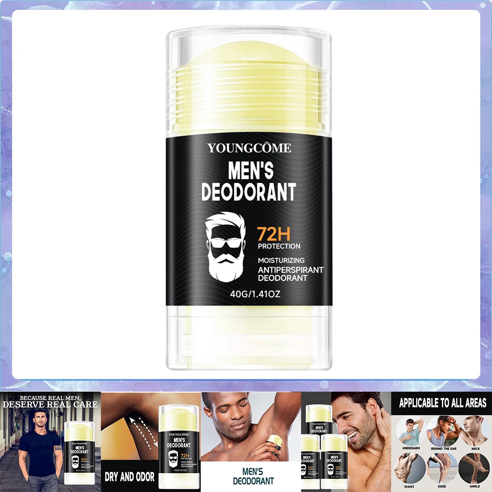 YOUNGCOME Men's 72Hr Sport Antiperspirant Deodorant Stick | 40g