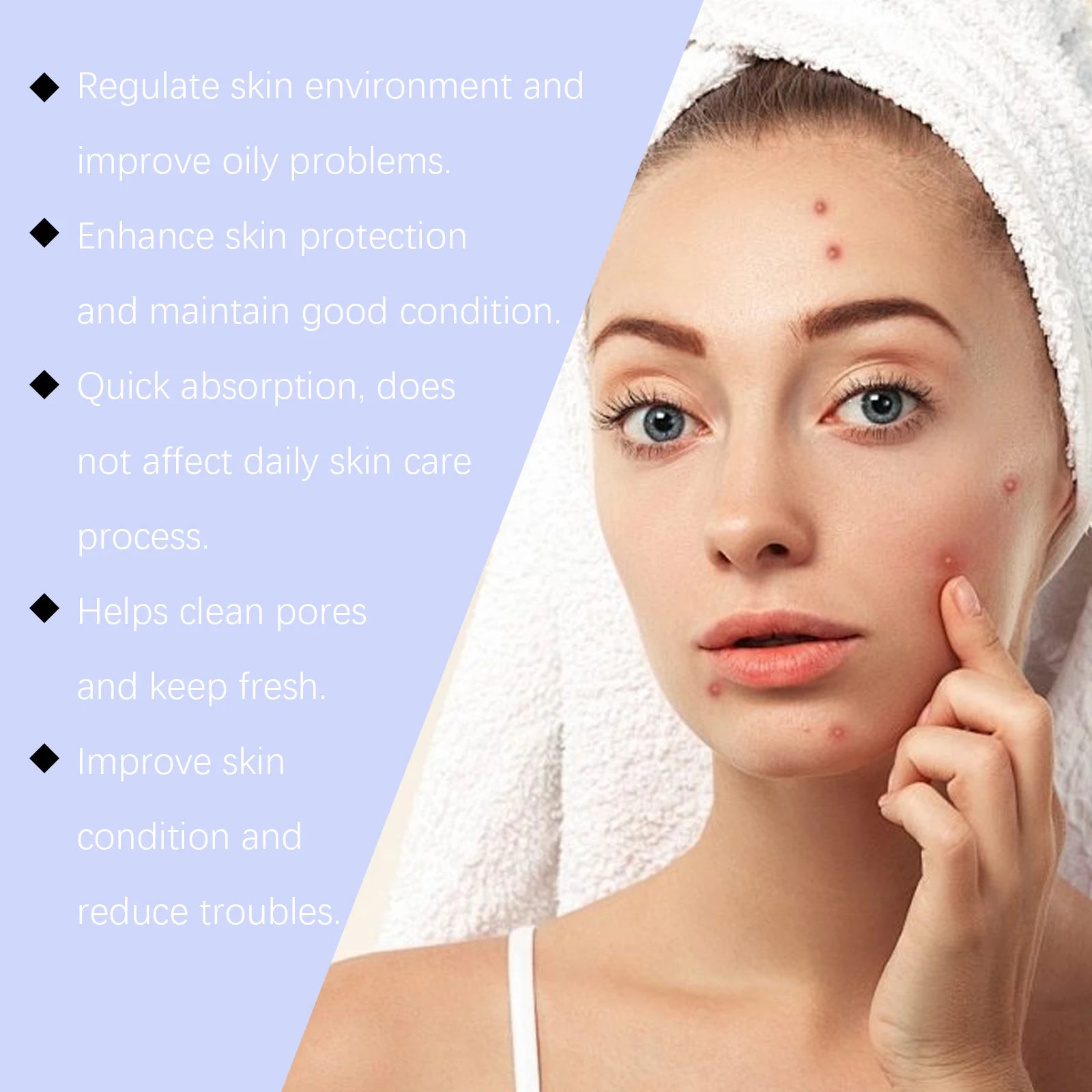 10ML Facial Care Serum Deep Moisturizing Acne Care Refine Pores Soothing Redness Oil Control Nourishing Smoothing Face Serum Oasis Select