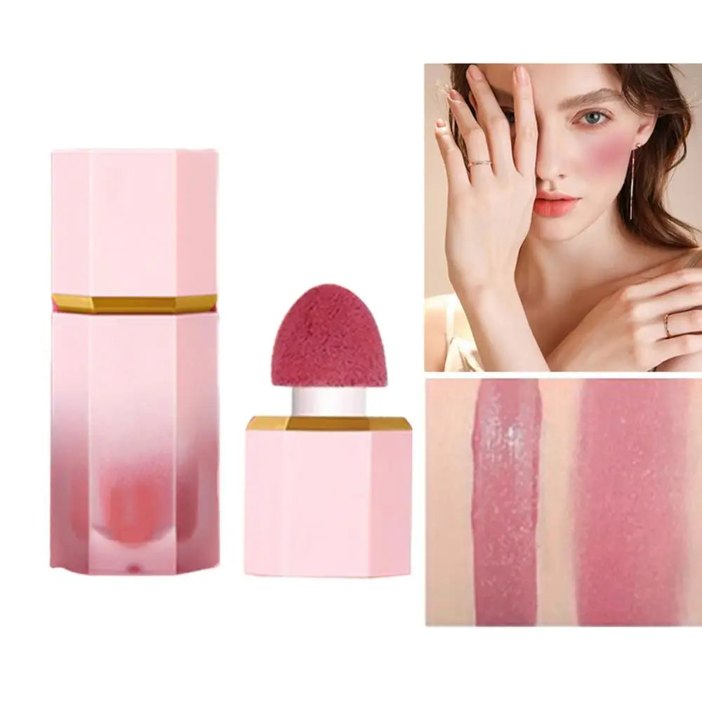 Cheek Liquid Blush With Cushion Liquid Illuminator Face Highlighter Long Lasting Natural Skin Tint Face Blush Wand Creamy Blush Oasis Select 05 China Mainland