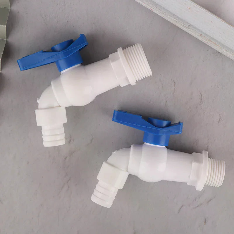 1PCPlastic Male Thread Water Faucet Tank Tap Adapter 1/2 3/4 Inch Drainage Aquarium Valve Replacement Tap for Garden Accessories Oasis Select