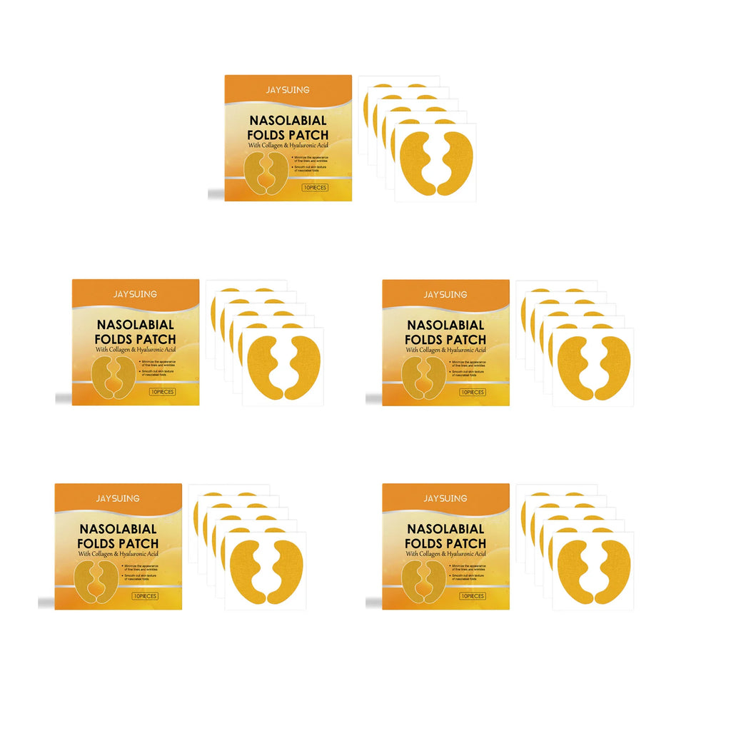 Nasolabial Fold Patch Face Lifting Sticker Fade Fine Lines Moisturizing Anti-Wrinkle Hydrating Daily Use Skincare Essential Oasis Select 50Pcs