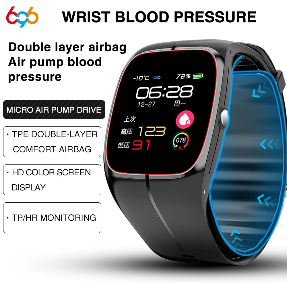 Blood Pressure Blood Oxygen Body Temperature Heart Rate Monitor Smartwatch Men Women Waterproof Sleep Sport Smart Watches Health Oasis Select