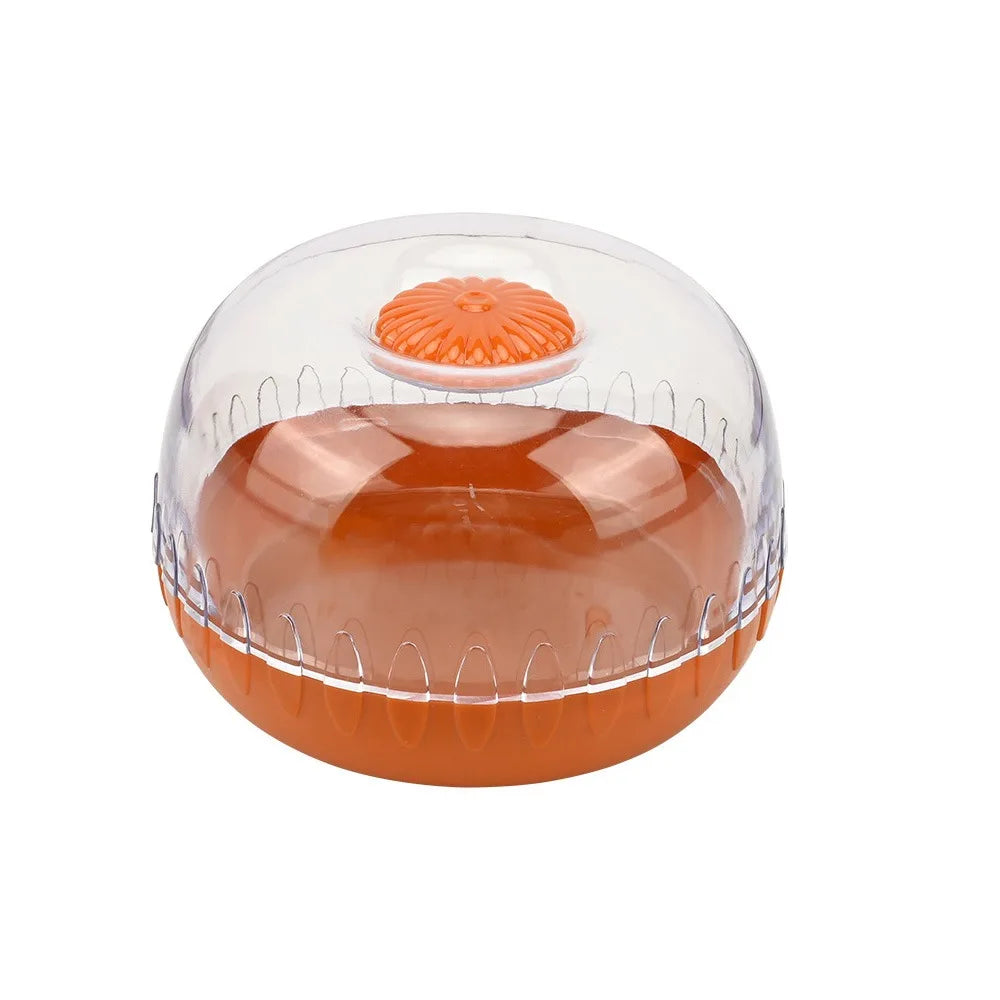 With Lid Fruit Preservation Box Wear-resistant Sealed Vegetable Fruits Crisper Drop-resistant Reusable Oasis Select Orange