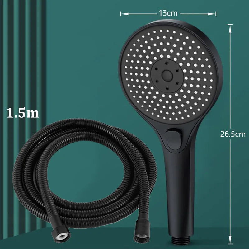 3-Speed High-Pressure Large Panel Shower Head Combo Set