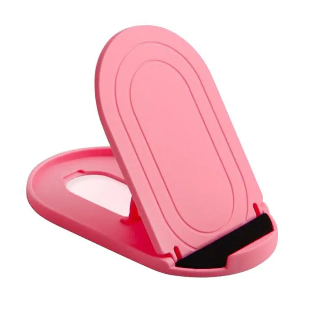 ABS 4 Degrees Foldable Desk Stand Adjustable Foldable 4 Degrees Foldable Phone Holder Portable 4 Degrees Oasis Select pink