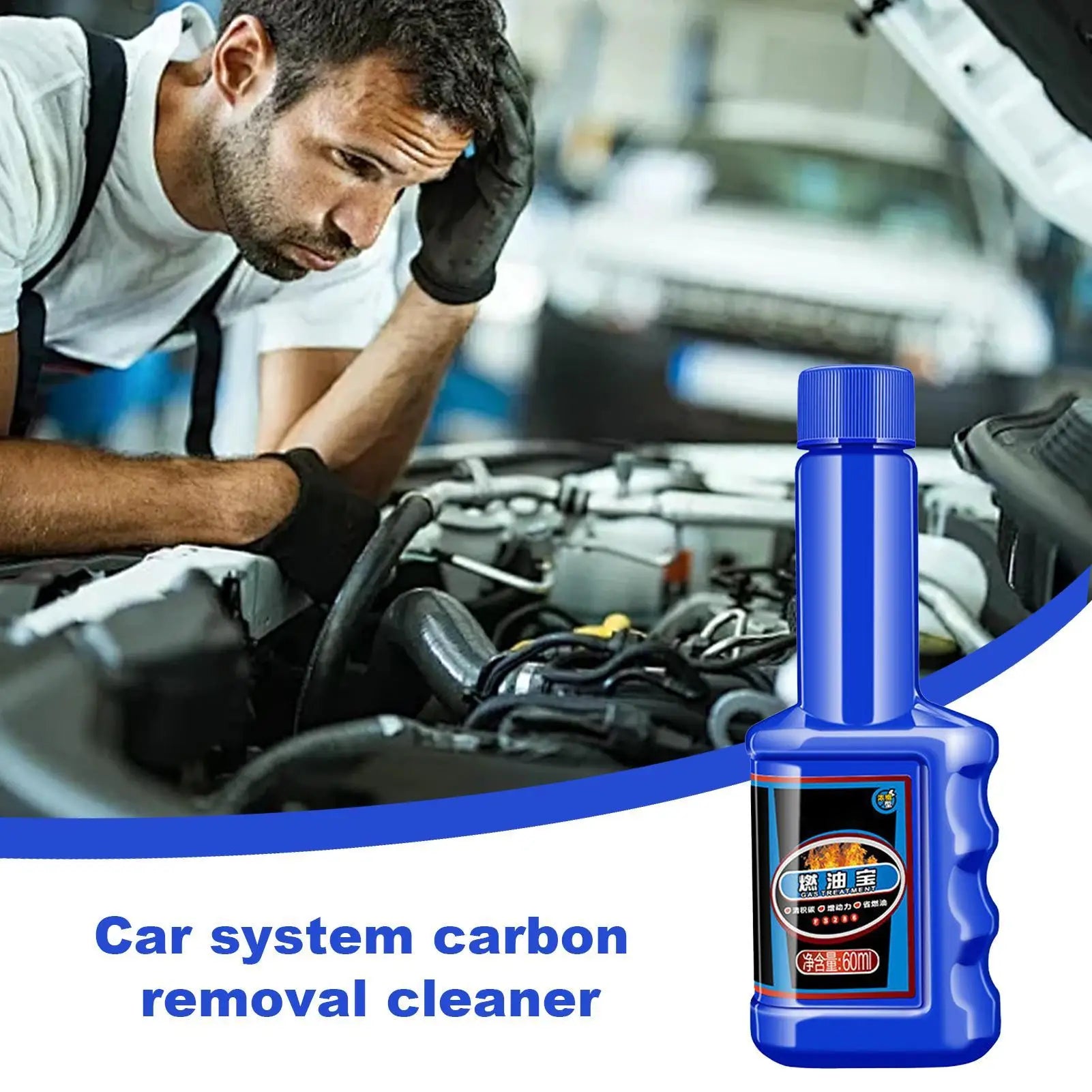 Car Engine System Additive Cleaner Engine Carbon Cleaner Enhanced Oil Saver Additive Reduces Consumption Emission for Car Engine Oasis Select
