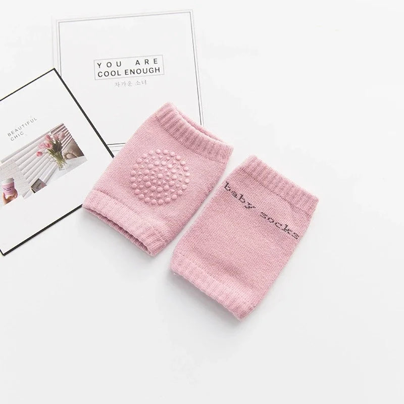 1/2 Pairs Baby Knee Pad Kids Safety Crawling Elbow Cushion Infant Toddlers Baby Leg Warmer Knee Support Protector Pads Oasis Select pink