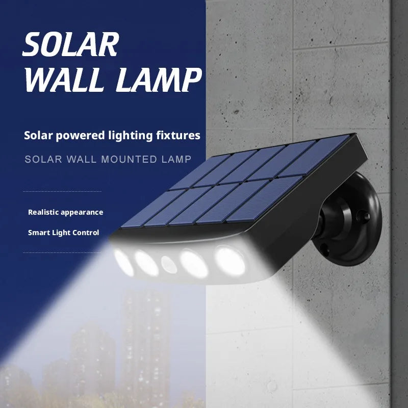 Solar LED Outdoor Street Lamp | IP65, Motion Sensor, 4-Light