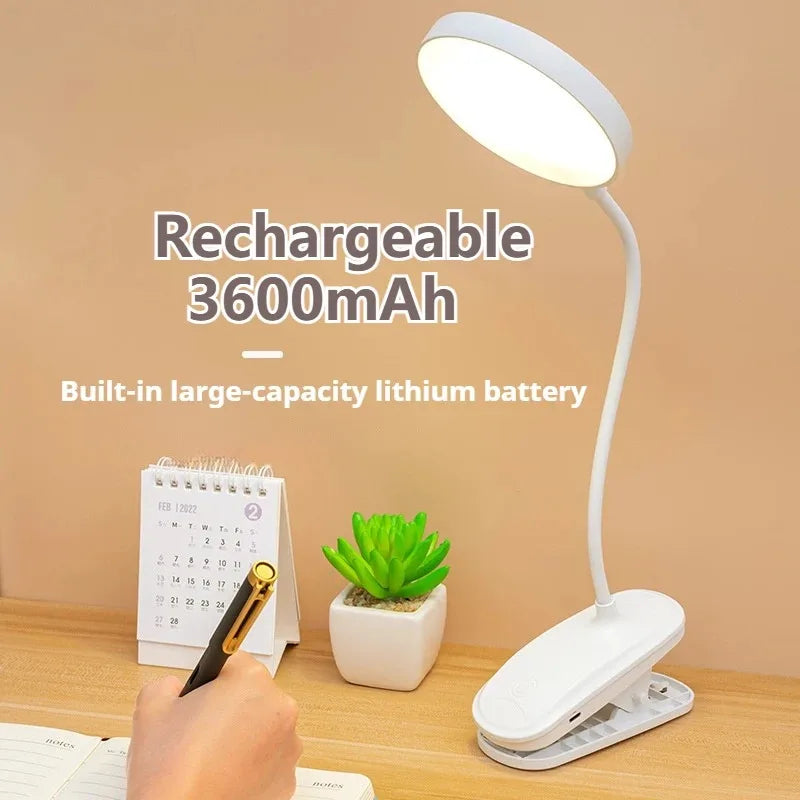 Folding Mini Flashlight Rechargeable Led Table Lamp Night Light Study Stand Read Lamp Touch 3 Modes Dimming Eye Protection Light Oasis Select