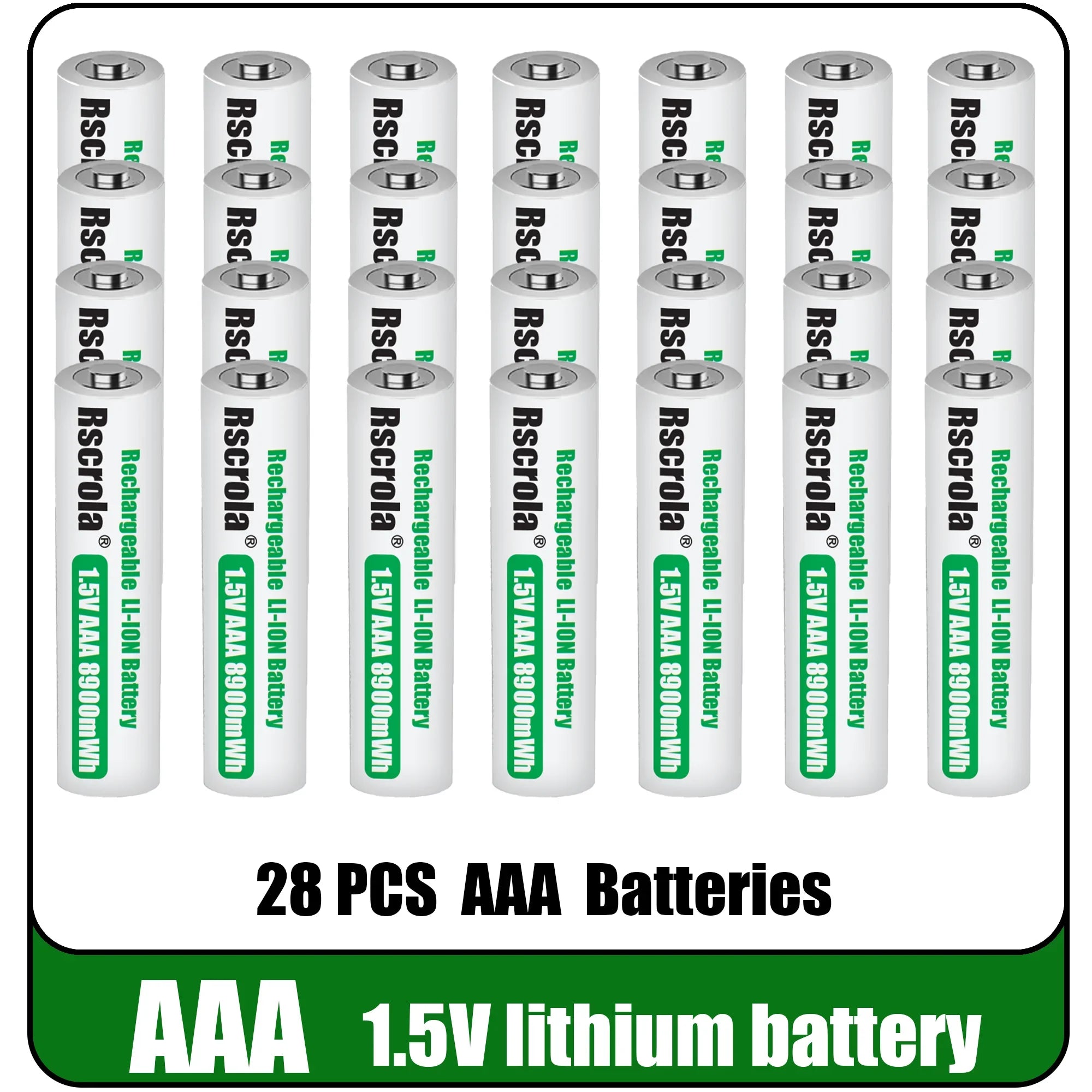 Universal Rechargeable 1.5V AAA 8900mWh Lithium ion Battery Fast charging with Charger for Camare Clock Mouse Fan Electric Toys Oasis Select 28 PCS Batteries 1.5V China Mainland