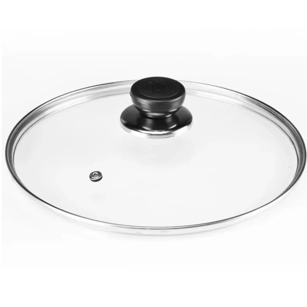 Durable Universal Pot Cover Tempered Glass Visible Pot Lid Knob Stainless Steel Frying Pan Cover Kitchen Accessories Oasis Select