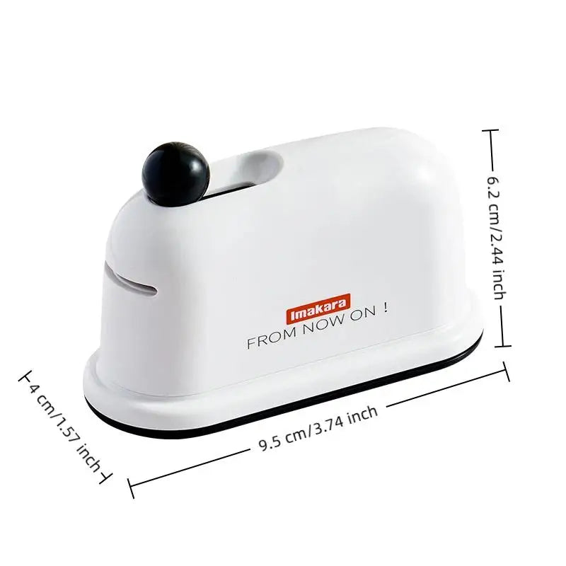 1set Portable Automatic Press-on Floss Dispenser Dustproof Sealed Dental Floss Organizer Household Storage Box Oasis Select