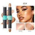 QIBEST 2-in-1 Highlight & Contour Stick | Cream Bronzer Blush