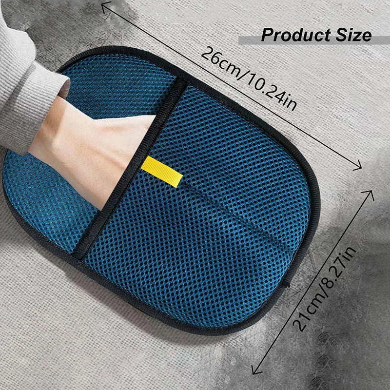 Static Pet Hair Removal Gloves Brush, Reusable Electrostatic Cat Dog Pet Hair Remover Grooming Glove Brush Tool Oasis Select
