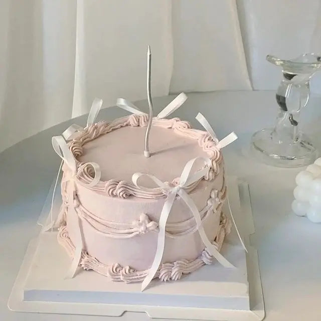 Simulation Cake Model Internet Popular Bow Birthday Fake Window Decoration Sample Photography Props Oasis Select style 7 6 inch