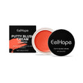 Orange Matte Face Blush Moisturize Smooth Natural Rouge Powder Nourishing Waterproof High Pigment Facial Cheek Makeup Cosmetics Oasis Select 10g Boxed