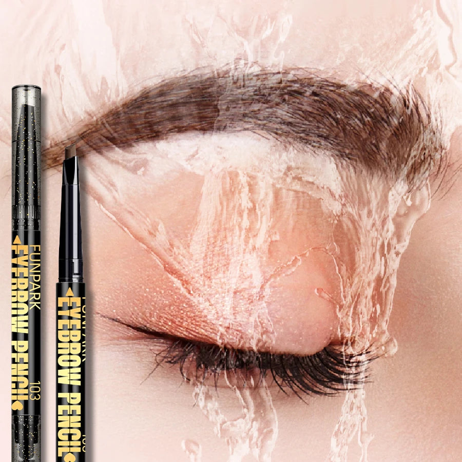 FUNPARK Waterproof Double-Head Eyebrow Pencil – 5 Colors