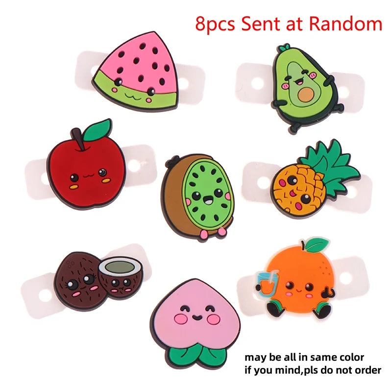 4/6/8Pc/Lot Tennis Vibration Dampeners Cartoon Fruit Shape Tennis Racket Anti Vibration Tennis Racquet Damper Tennis Accessories Oasis Select Random-01