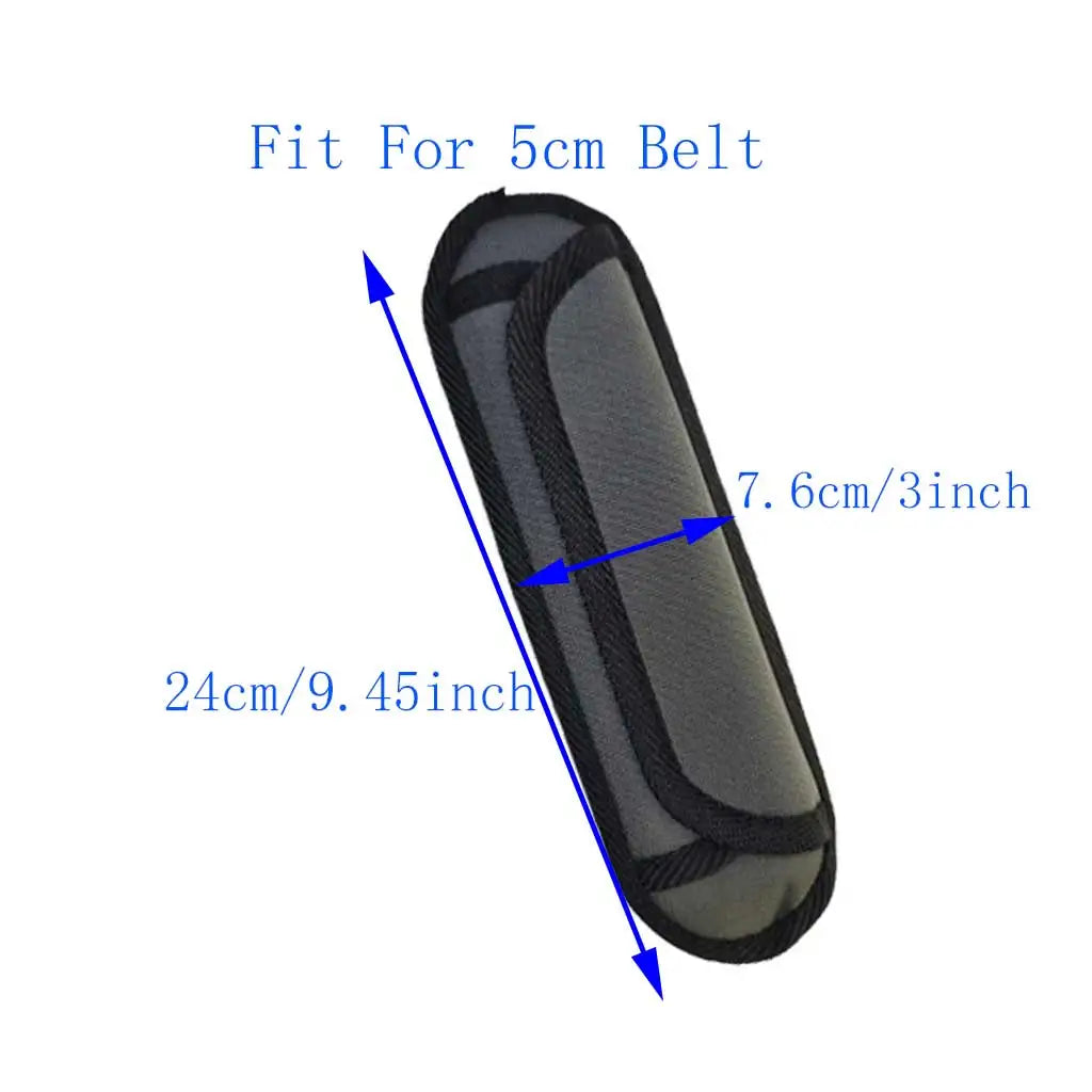 Shoulder Strap Pad Breathable Backpack Pad Anti-Slip Car Seatbelt Shoulder Pad Suitable for Computer bag Camera Duffel Guitar Oasis Select