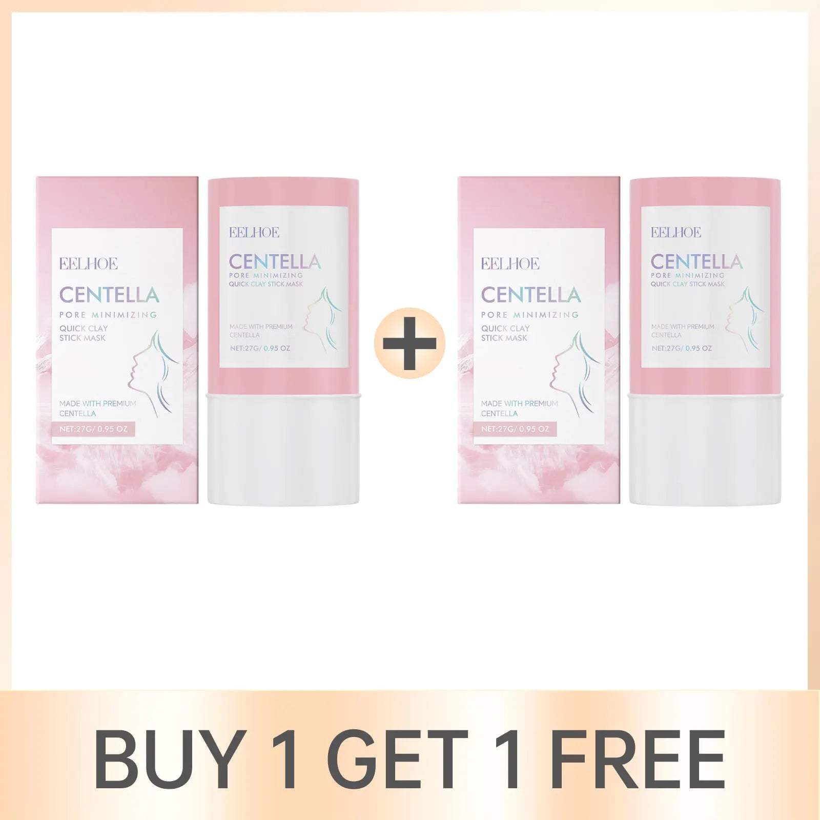 EELHOE Centella Asiatica Clay Mask Stick – Pore Cleansing 27g Clay Face Mask Oasis Select Buy 1 Get 1 Free