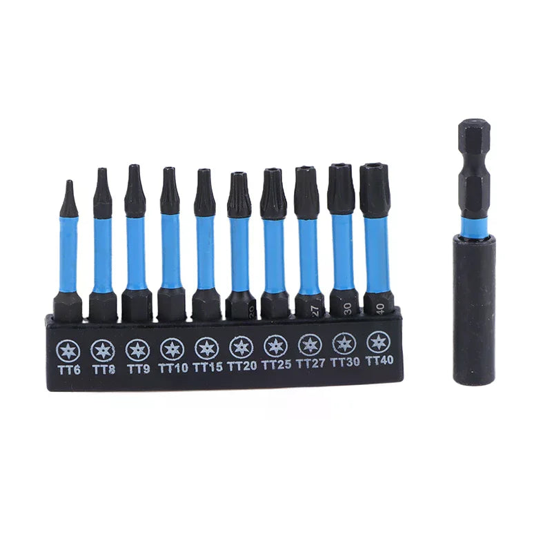 S2 Steel Star Impact Drill Bits, 21/10PC Set, Hex Shank, Magnetic Screwdriver and Electric Drill Wrench Set. Oasis Select