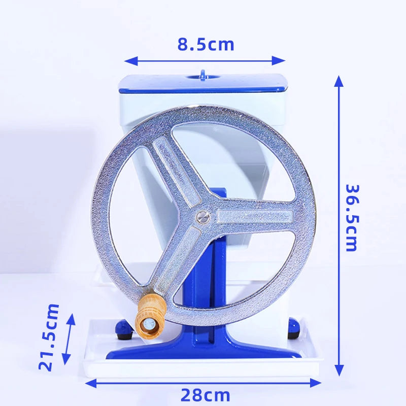 Manual Hand-Crank Ice Crusher & Shaver Machine – 2KG