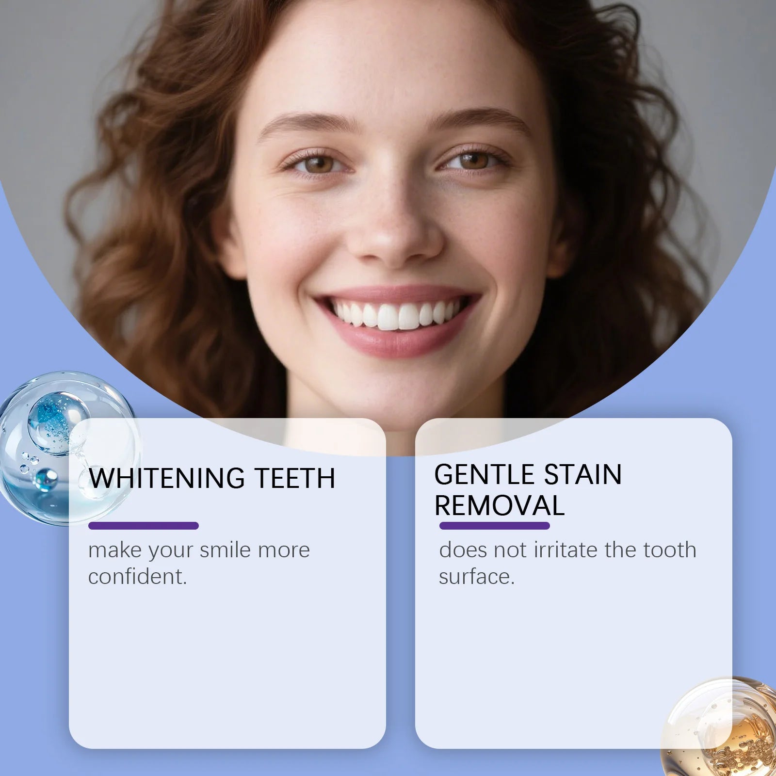 Purple Whitening Toothpaste Instant Stain Remover Fresh Breath Enamel Safe Gentle Daily Oral Care For Whole Family Oasis Select