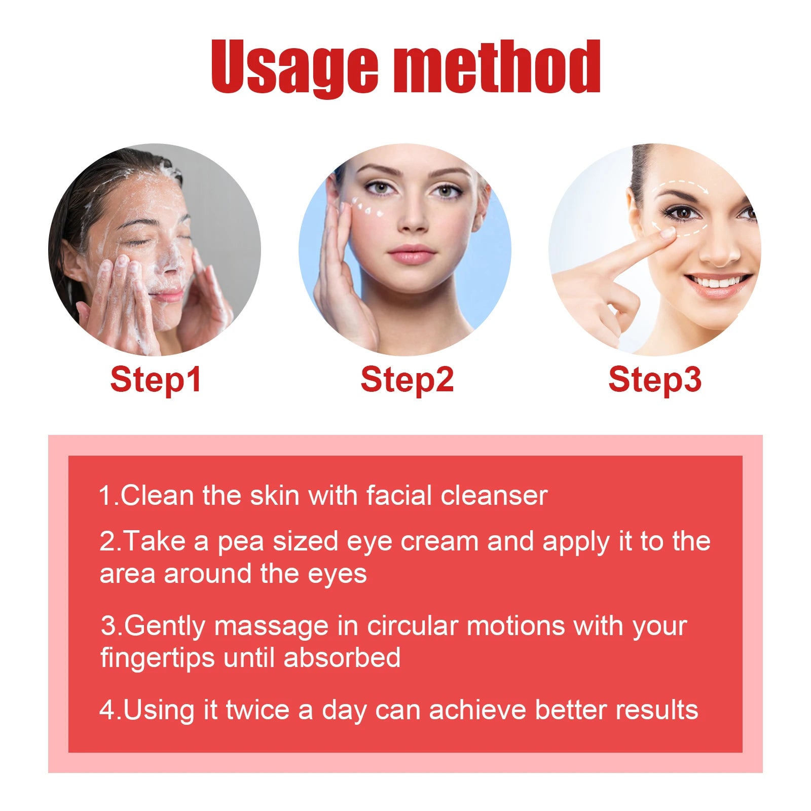 Peptide Repair Lifting Eye Cream Removal Eyes Bags Firming Relieve Eye Fatigue Eliminate Edema Brighten Fade Dark Circles Serum Oasis Select