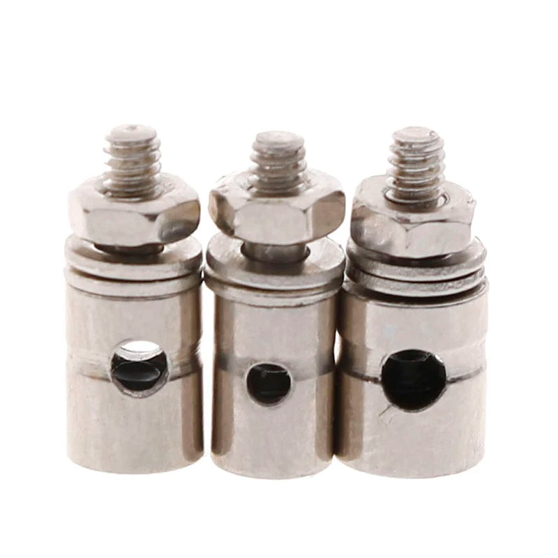 10Pcs RC Airplane Boat Pushrod Linkage Stopper Servo Connectors Adjustable Diameter Helicopter 2.1mm/1.8mm/1.5mm/1.1mm RC Boat Oasis Select