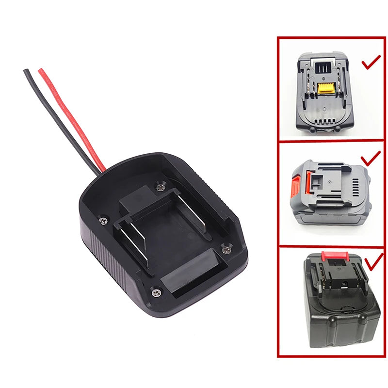 DIY Battery Cable Battery Adapter Connector Output Adapter For 18V Li-ion BL1830 BL1840 BL1850 For Electric Drills Oasis Select