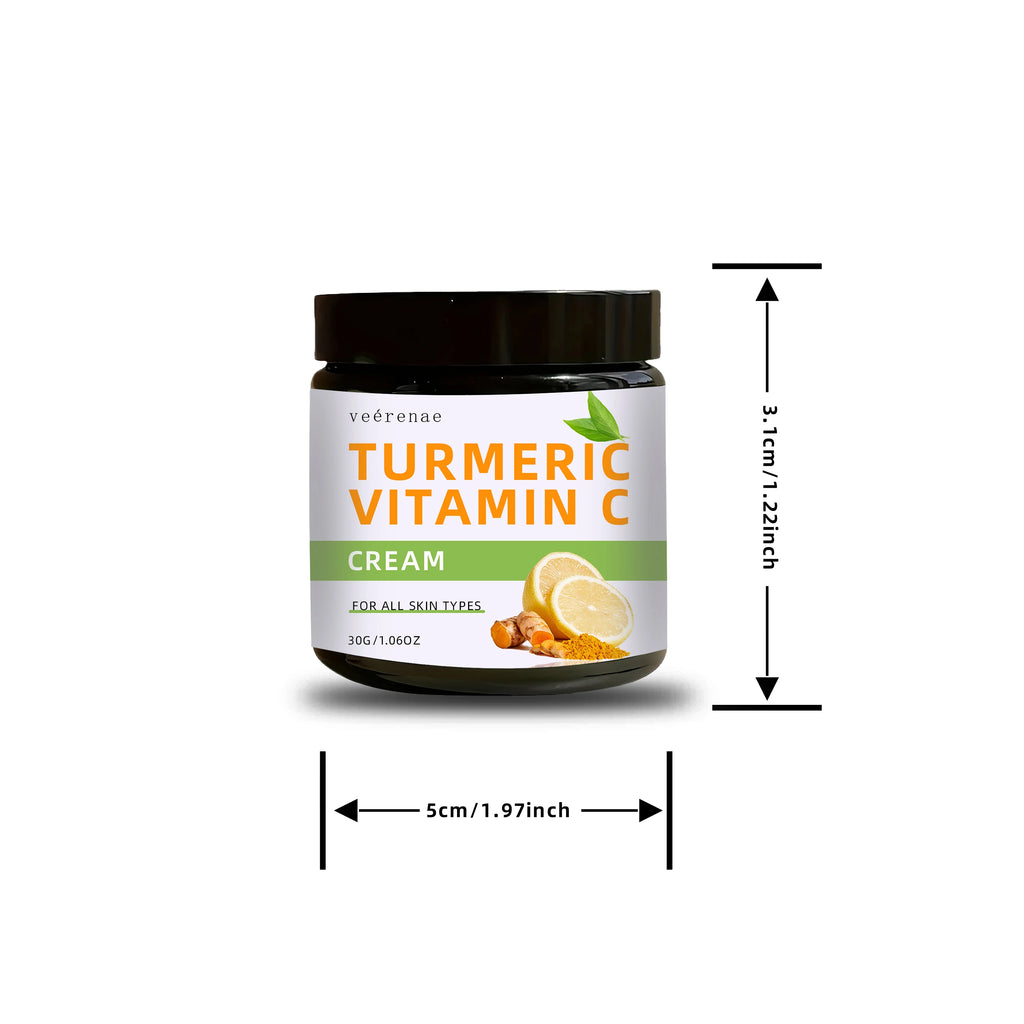 Turmeric & Vitamin C Face Cream – Firms & Brightens All Skin
