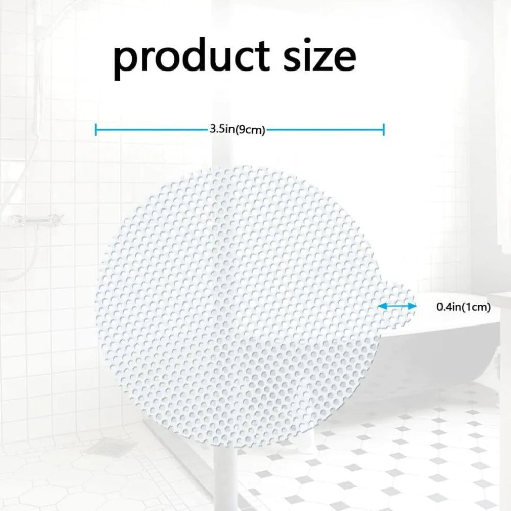 12pcs Mesh Floor Drain Sticker Waterproof Anti-Clogging Drain Hair Catcher Removable Floor Drain Patch Bathroom Oasis Select
