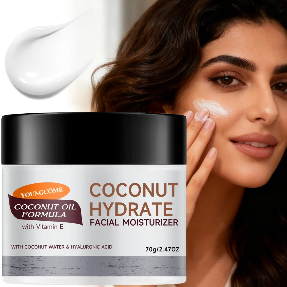 YOUNGCOME Coconut & Vitamin E Face Cream | Deep Hydration